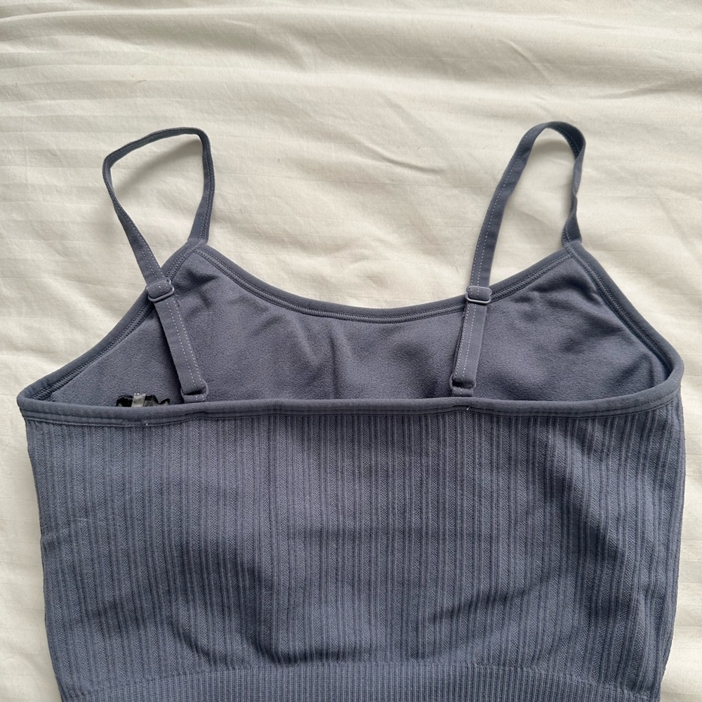 ASOS Ribbed Active Sports Bra & Shorts Set - Picture 5 of 5
